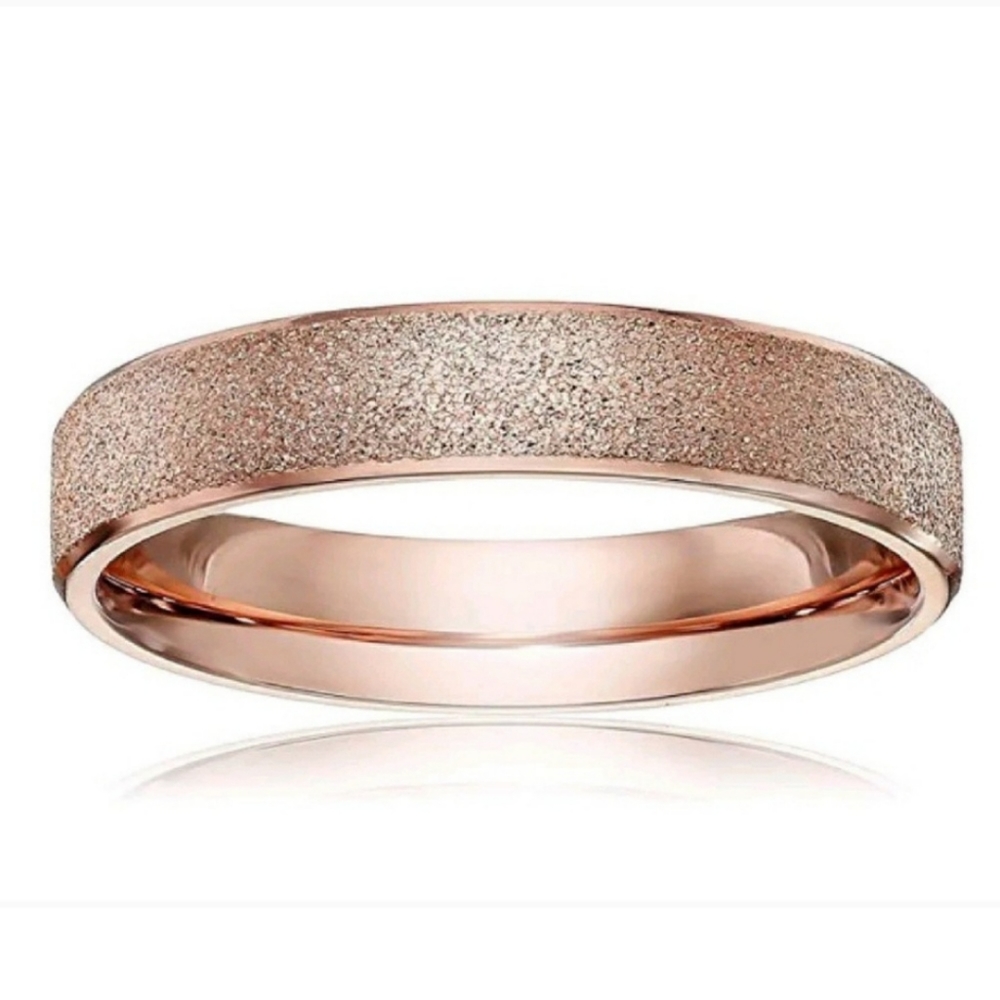 Rose-Gold Frosted Ring - New